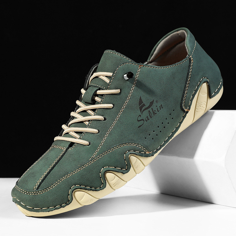 Stylish Lightweight Casual Sneakers Soft Soles Comfortable Large Size Walking Style Men's Shoes